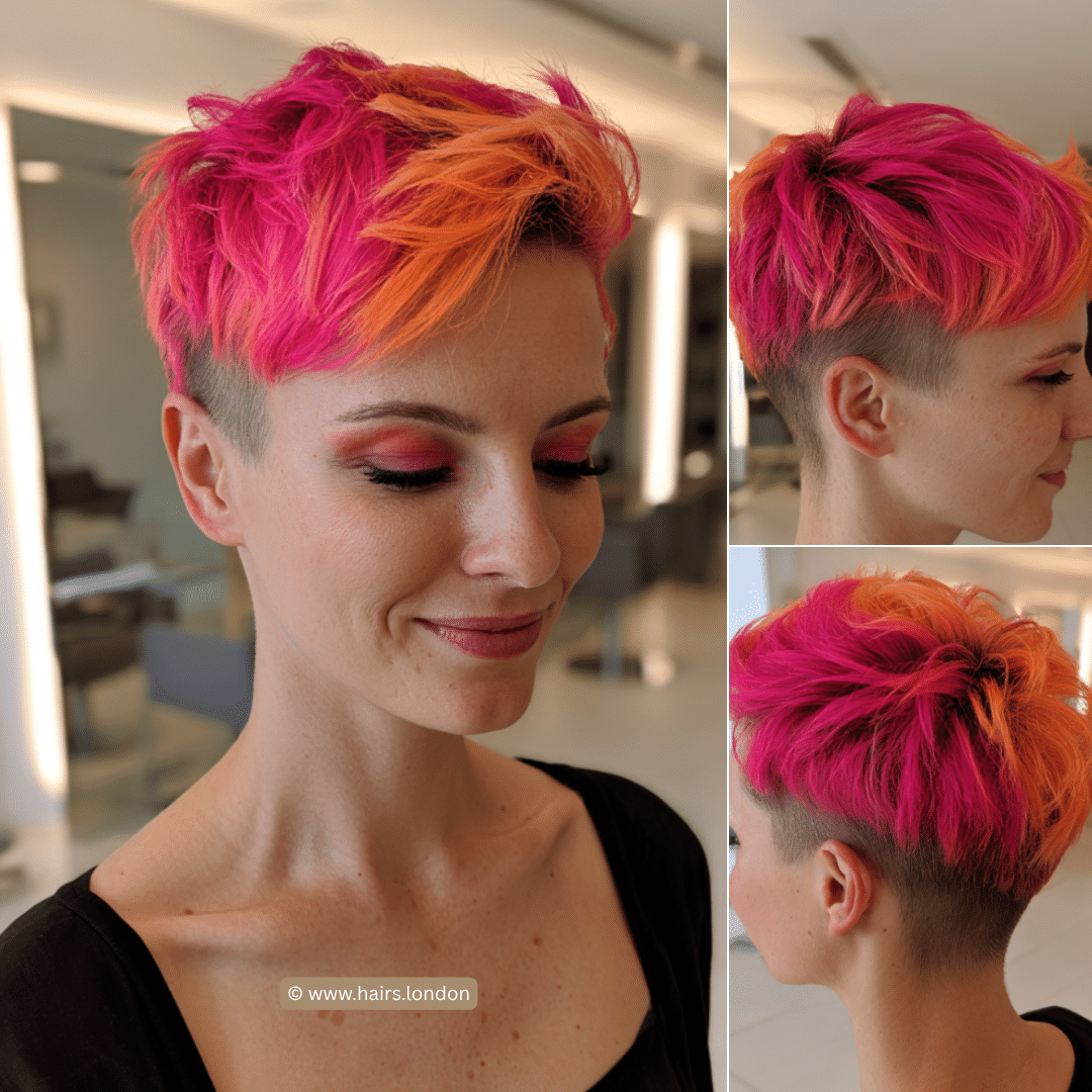 Neon Sunset Fusion Hair