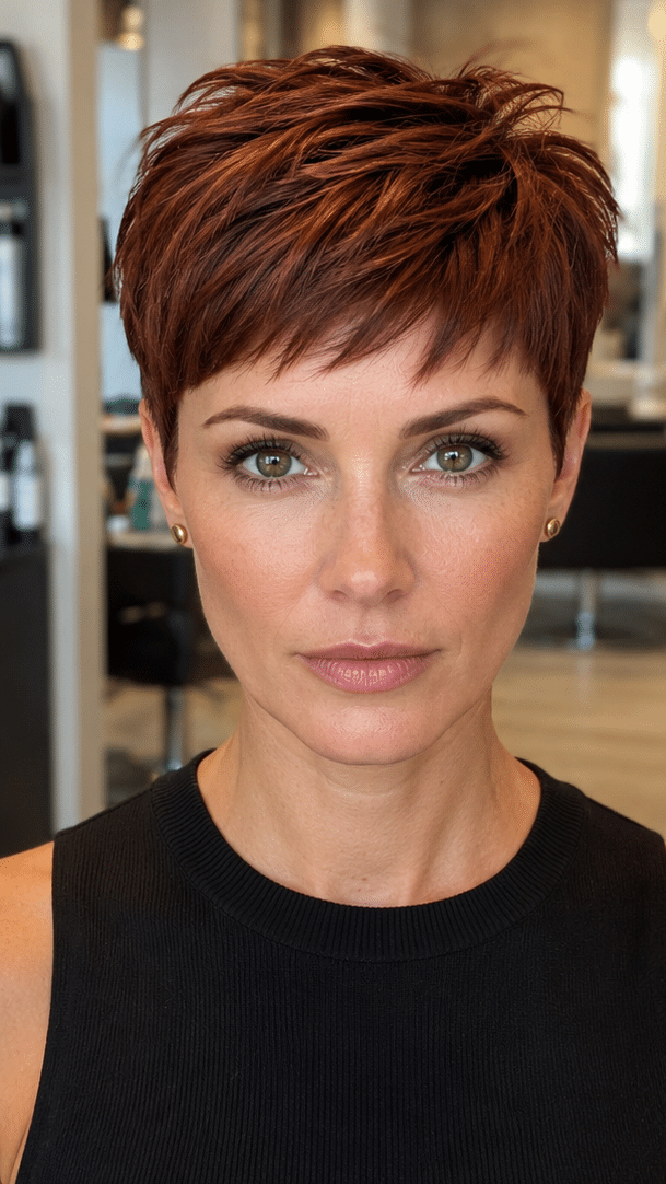 Cinnamon Spice Brunette Hair