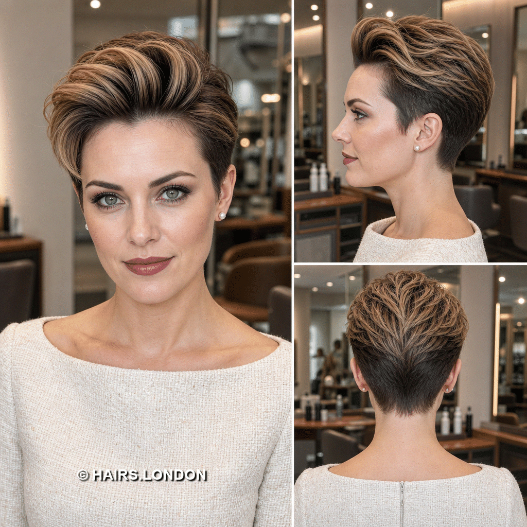 75 POPULAR PIXIE CUT LOOKS Toasted Mocha Brown Hair