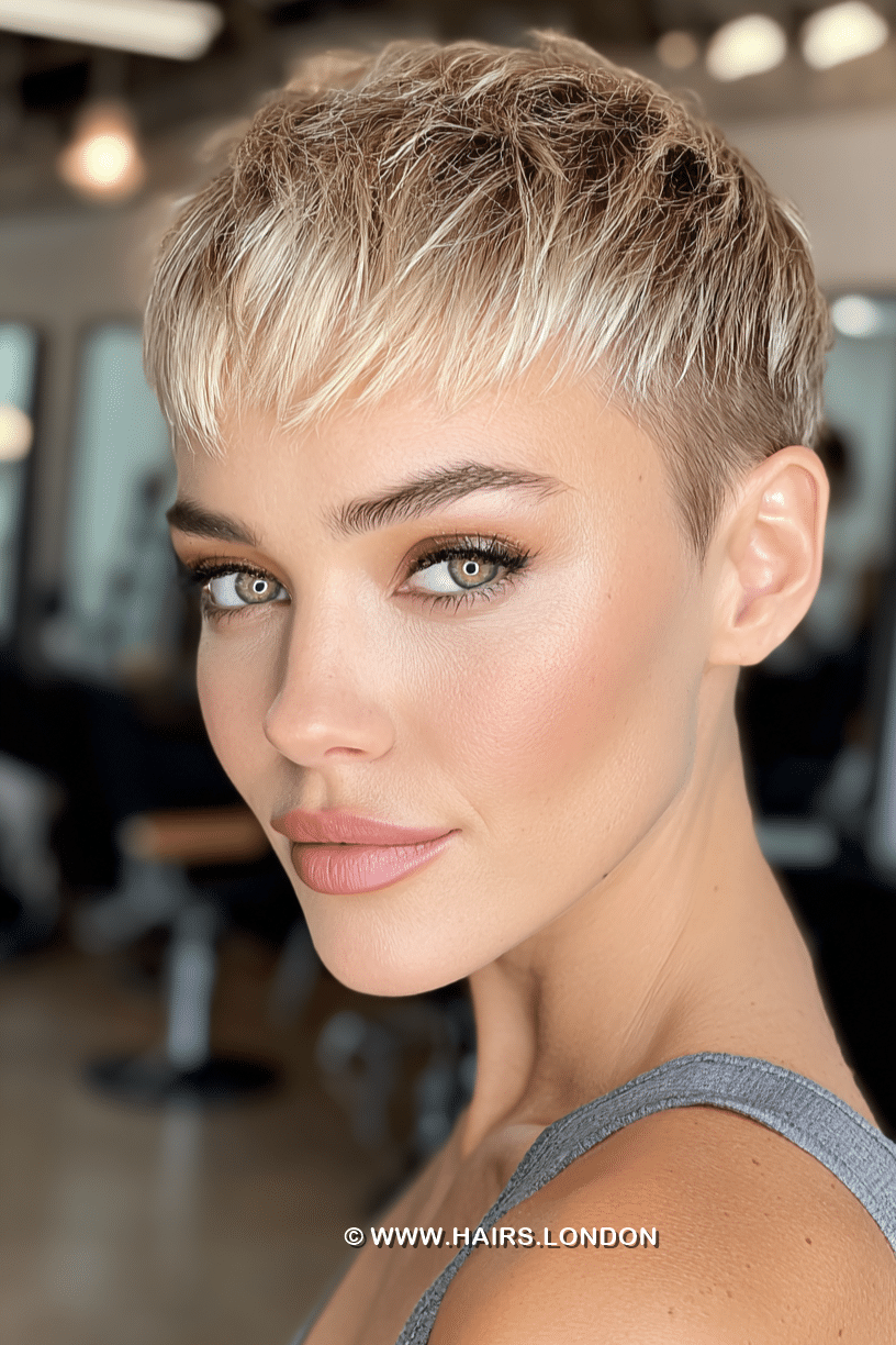 Creamy Platinum Blonde Hair