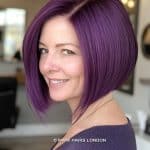 Deep Violet Purple Hair