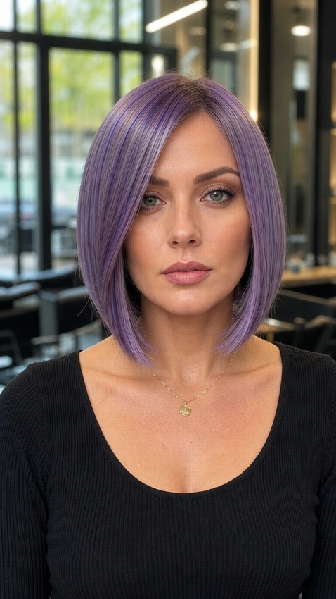 Lavender Orchid Silk Hair