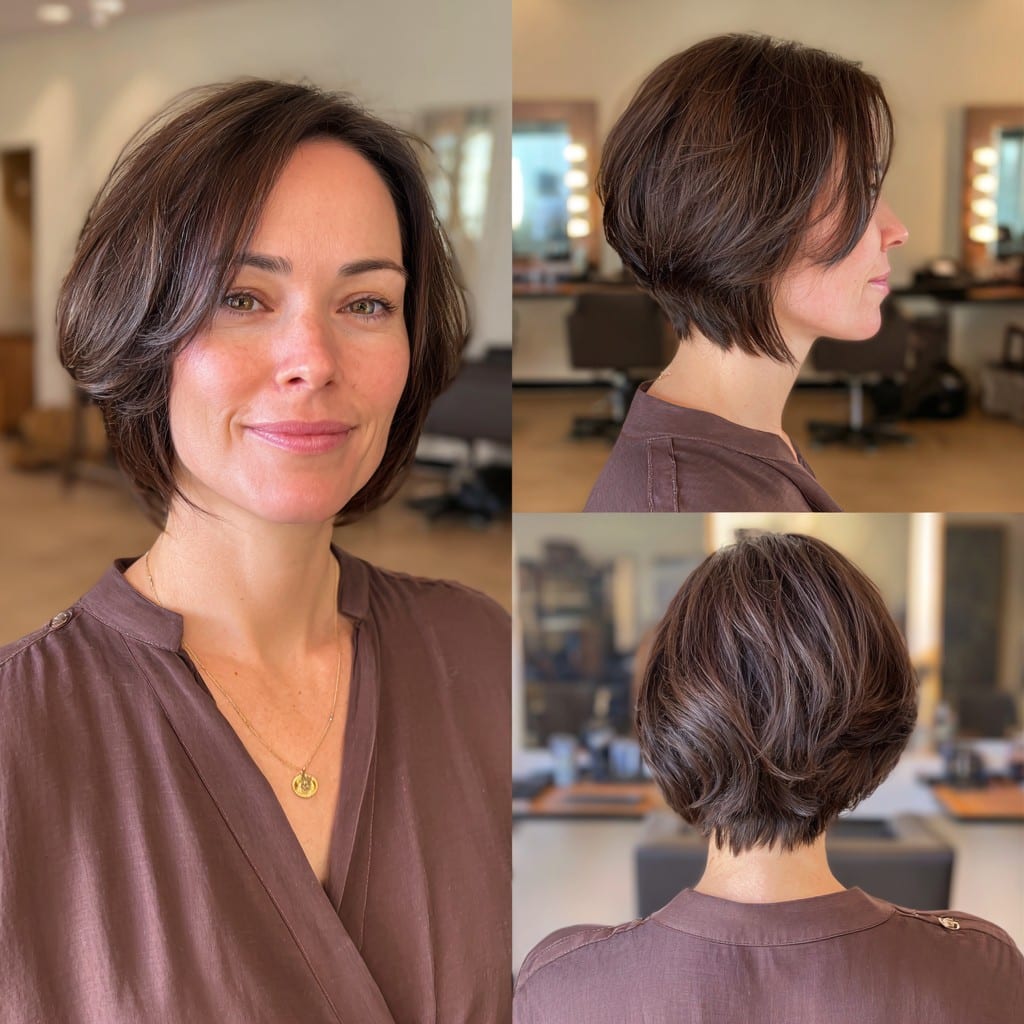 Espresso Brown Bob Hair