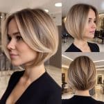 Honey Blonde Bob Hair