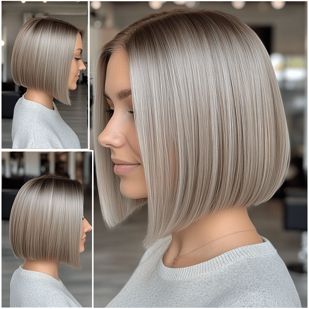 Icy Pearl Blonde Hair