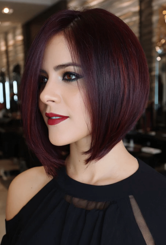 Deep Burgundy Wine Hair