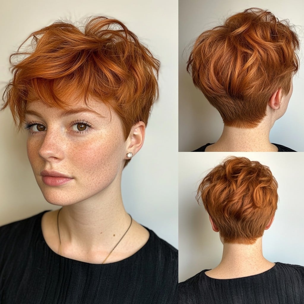 Vibrant Copper Red Hair