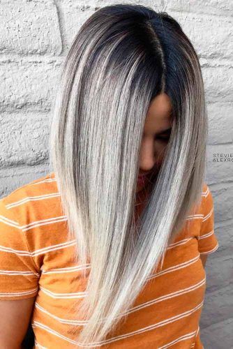 Ash Blonde A-Line Bob #ashblondehair #angelbob