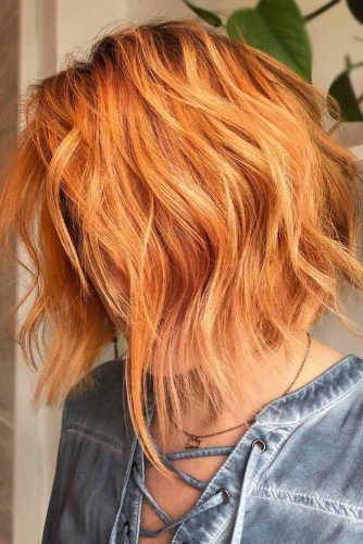 Auburn A line Layered Haircut #shaghairstyles #shaghaircuts #mediumlength #hairstyles #auburnhair