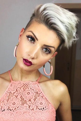 Balayage Pixie Platinum Blonde