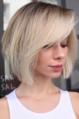 Balayage Short Hair Blonde