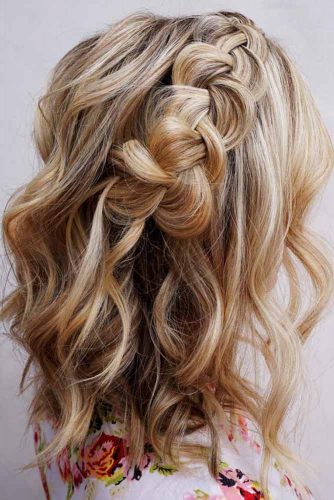 Beautiful Medium Hairstyles With Braids Picture 1