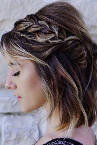 Beautiful Medium Hairstyles With Braids Picture 4