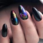 black-almond-nails-with-rainbow-glitter-rainbowgl