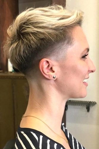 Blonde Undercut