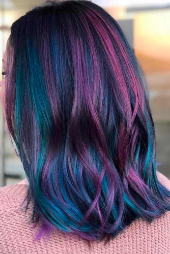 49 Bold And Provocative Dark Purple Hair Color Ideas Hairs