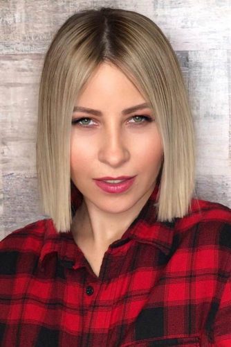 Blunt Bob Cuts Blonde #blondehair #shorthair #bob