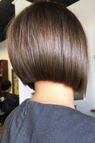 Blunt Bob Cuts Brown #brownhair #sleekhair #bob