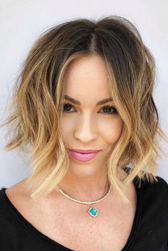 Bob With Sandy Ombre #shortombrehair #hairstyles #shorthair #bobhaircut #sandyombre