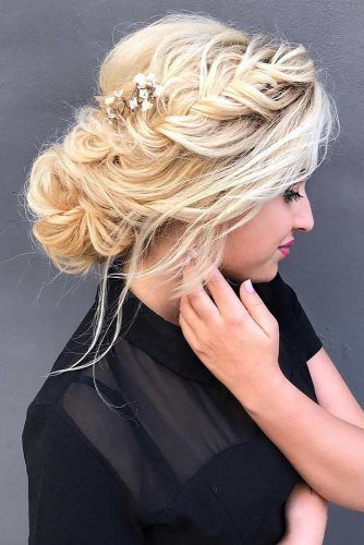 Braided Crown For Long Hair #updo #bun #braids #thinhair