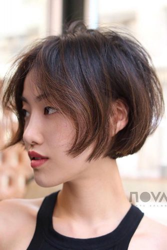 Brown Ombre Color For Natural Look #shortombrehair #hairstyles #shorthair #bobhaircut #browncolor
