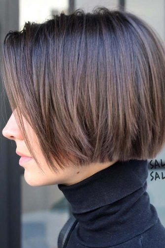 Brown Short Bob Haircut #haircutstyles #haircuts #shorthaircuts #bobhaircut