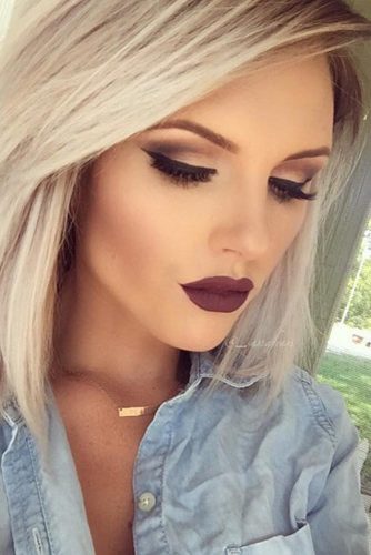 Burgundy Lipstick Matte Makeup Ideas to Try This Season picture 1