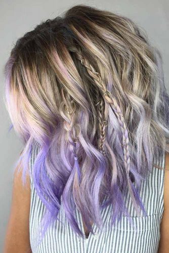Charming Wavy Hairstyles in Pastel Shades picture 2
