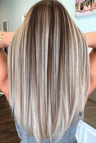 Chunky Blonde Streaks