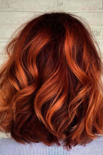 Copper Brown Ombre Hair picture 1