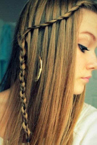 Cute Braids and Bubble Ponytail for Long Hair picture 5