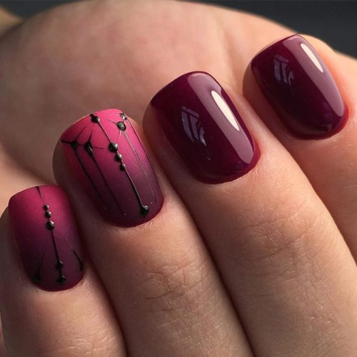 Cute Burgundy Nail Designs picture 5