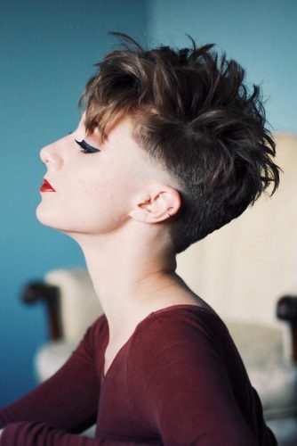 Daring Shaggy Short Cut #pixiecut #haircuts #shortpixie #brownhair