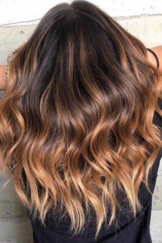 Dark Brown Ombre Hair Style #darkbrown #haircolor