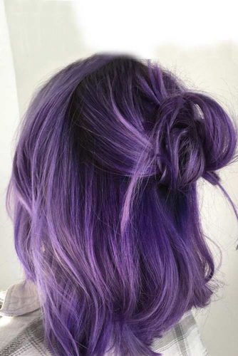 Dark Purple Hair Dusty Mauve picture3