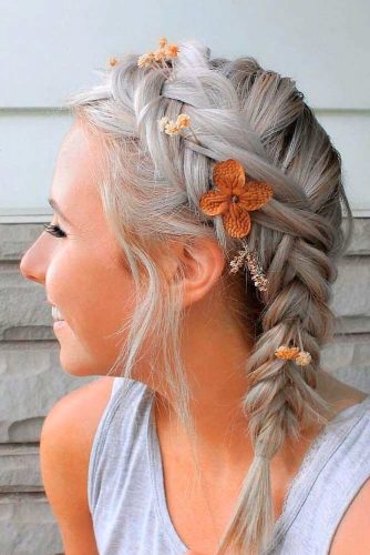 Easy Shoulder Length Hairstyles With Braided Crown #braidedhairstyles #easyhairstyles