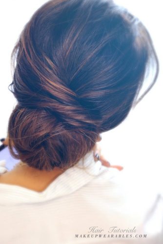 Elegant Bun for Medium Hair picture 1