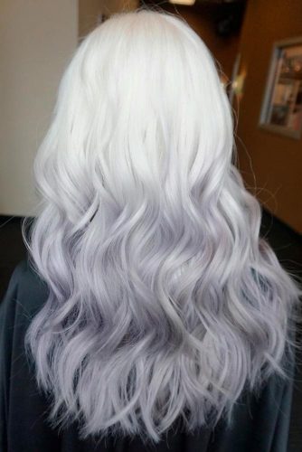 Gray and White Ombre