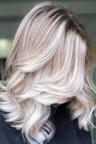 Icy Waves And Angled Style #blondehair #balayage