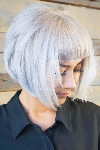 Ideas For Every Length #bangs #bob