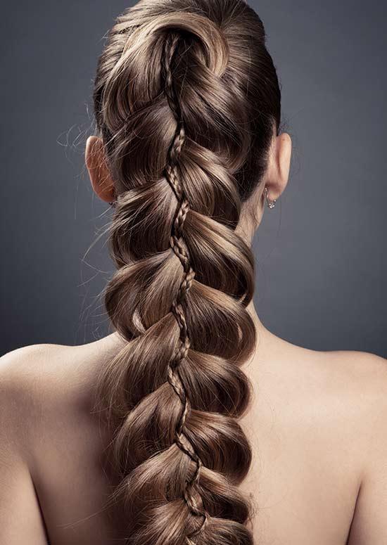 Latest Hairstyles For Long Hair - Braided Ponytail