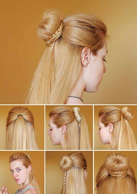 Latest Hairstyles For Long Hair - Half-do