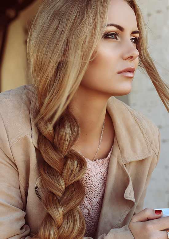 Latest Hairstyles For Long Hair - Simple Braid