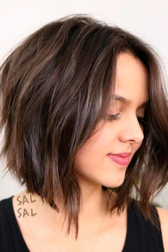 Layered Bob for Thicker Hair