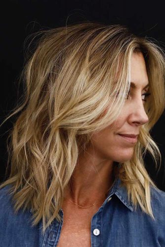 Layered Bob Haircut For Fine Hair #finehair #blondebob