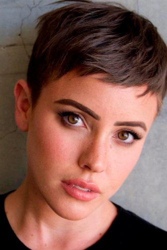 Layered Haircuts For Very Short Hair #pixie #pixiecut #sidebang #naturalhair