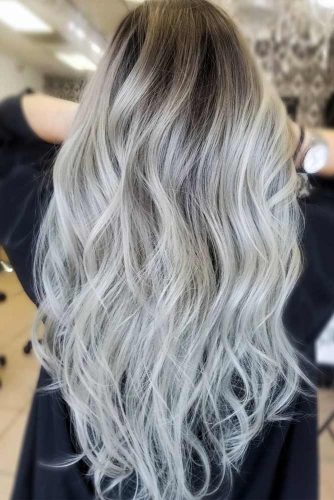 Layered Silver Temptation #silverhair