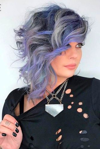 Lilac and Silver Streaks