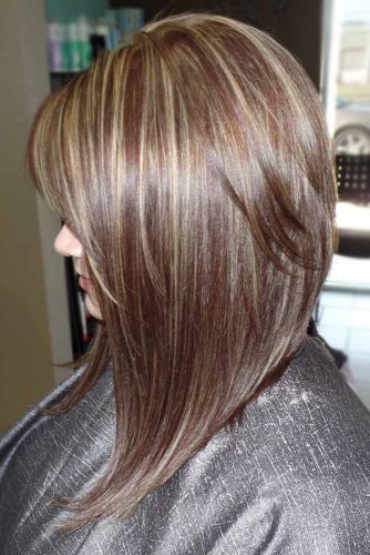 Long A-Line Haircut with Side Bangs picture1