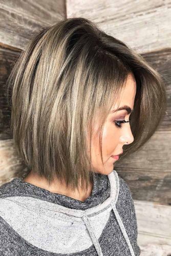 Long Bob Haircut With Textured, Choppy Ends #mediumhair #bob